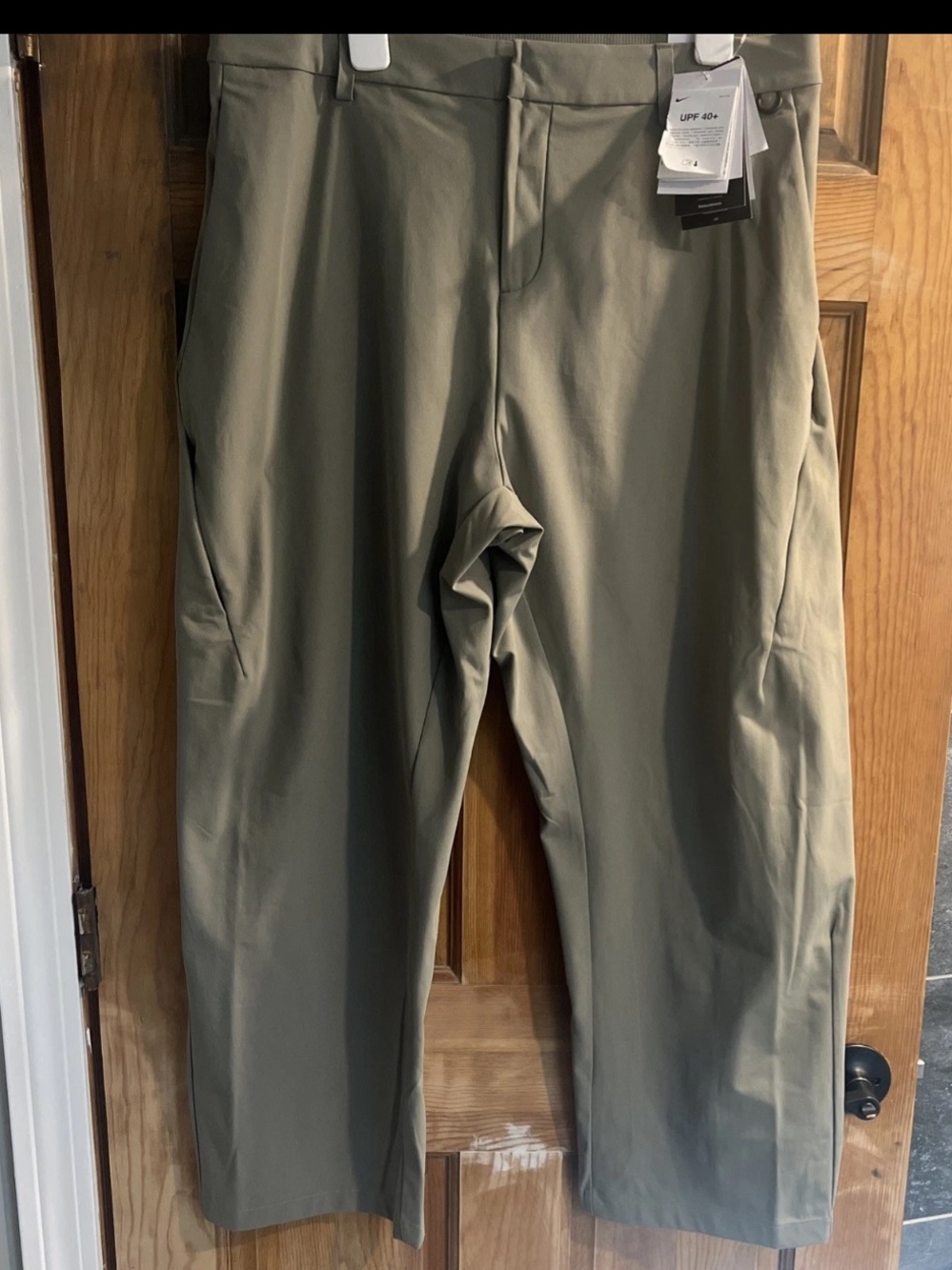 Nike 24.7 Dri-FIT PerfectStretch Utility Pants Men 34x30 Green HV0377-320 NWT